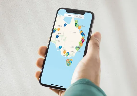 Journi App Map